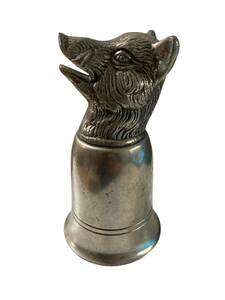 Vintage silver Goblet animal Wild boar ヴィンテージ ゴブレット シルバー アニマルモチーフ アンティーク ヨーロッパ