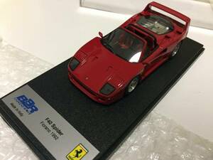 即決 1/43 フェラーリ FERRARI F40 スパイダー レッド 赤 BBR 送料無料 フィオラノ 1992 SPIDER オープン カブリオレ ターボアウトラン