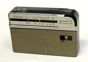 【中古】 SONY ソニー TR714 7石トランジスター BC SW 2バンドラジオ 中波 短波 ビンテージ ヴィンテ