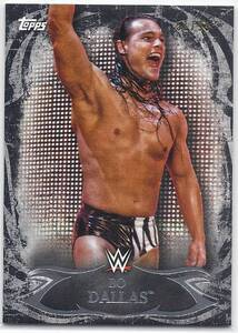 2015 Topps WWE Undisputed Bo Dallas Black /99