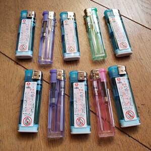 送料￥180 電子 ライター 100円 LIGHTER 10本セット 煙草グッズ(検索 ZIPPO ジッポ DUPONT デュポン dunhill ダンヒル Cartier カルティエ