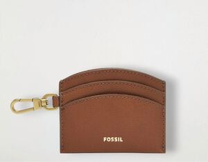 ★新品★ Fossil フォッシル ソフィア シグネチャー アウトレット レザー カードケース パスケース ブラウン