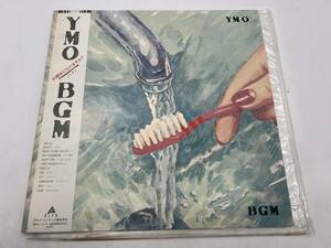 ◎9514 YMO Yellow Magic Orchestra イエロー・マジック・オーケストラ BGM ALR-28015 帯あり LP盤