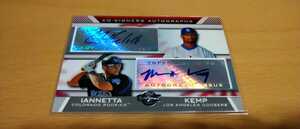 TOPPS KEMP　dualauto　直筆サインカード　UPPERDECK PANINI TRIPLE BOWMAN 　検索用　BBM epoch　野球カード　セット　Chrome