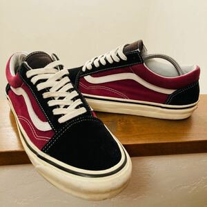 レア　VANS オールドスクール アナハイム 36Dx バーガンディ ブラック