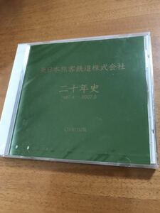 JR東日本　東日本旅客鉄道株式会社　二十年史　CD-ROM 1987～2007 未開封