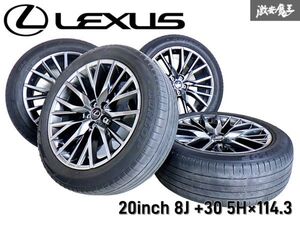 ●レクサス 純正 AGL20W AGL25W GYL20W GYL25W RX300 RX450h Fスポーツ 20インチ 8J +30 PCD114.3 5H 5穴 ホイール 4本セット 即納 棚B-2