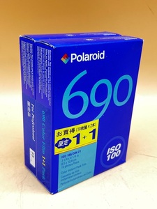 L402〔未使用保管品〕ポラロイド　Polaroid　690　ISO100 フィルム　10枚撮り×２本　期限切れ