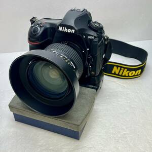 【DHS0625.2-1AT】Nikon ニコン D850 カメラ ボディ 箱付き MB-D18 バッテリーパック AF NIKKOR 24-120 ※通電・シャッター確認済