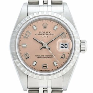 ロレックス ROLEX オイスターパーペチュアル デイト 79240 腕時計 SS 自動巻き ピンク レディース 【中古】