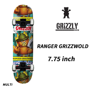 ☆送料無料☆値下げ【 GRIZZLY 】 グリズリー スケートボード　 RANGER GRIZZWOLD　COMPLETE　コンプリート 　正規販売店 