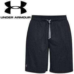 ●送料390円可能商品 アンダーアーマー UNDER ARMOUR UA 新品 メンズ 吸汗速乾 ハーフパンツ ショーツ 黒 [13585640011N-L]四 弐★QWER★