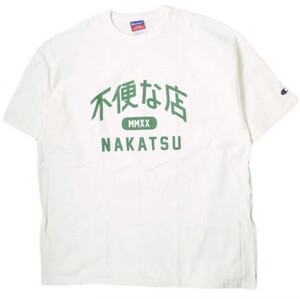 The Inconvenience Store x IMA:ZINE イマジン 別注 不便な店 NAKATSU Tシャツ XL ホワイト 半袖 中津 Champion トップス g18444