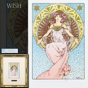 【真作】【WISH】ミュシャ Alphonse Mucha「オーストリア ハンガリー共済会」リトグラフ 950部限定 証明シール 　 #24112849