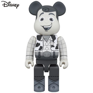 新品 ベアブリック BE@RBRICK ウッディ WOODY B&W Ver. 1000% トイストーリー TOY STORY