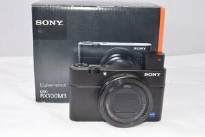 ☆中身新品・外観中古☆SONY サイバーショット DSC-RX100M3☆2100万画素☆ZEISS T*レンズ☆元箱一式☆安心の1年保証付☆オーバーホール品