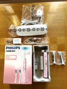 PHILIPS sonicare フィリップス 電動歯ブラシ ソニッケアー HX6473/02＋替えブラシＷ４本セット ピンク