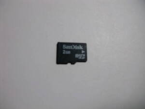 2GB　SanDisk　microSDカード　フォーマット済み　メモリーカード