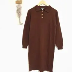 【美品】LAREDOUTE♡ラルドゥート　ニットロングワンピース　レディース