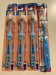 新品未使用未開封 歯ブラシ4点セット プラレール ドラえもん 0から2歳 3から6歳 やわらかめふつう 乳歯ブラシ園児キッズ子供用 即決あり