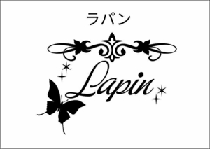 スズキ ラパン LAPIN ステッカー 蝶 トライバル ガラスやボディに