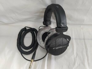 【中古 通電・動作確認済】beyerdynamic DT990PRO 250OHM ヘッドホン イヤフォン オーディオ 音楽 家電 ストレートケーブル