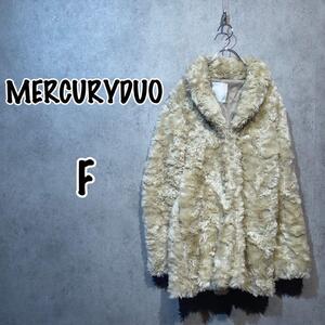 【MERCU RYDUO】(F)フェイクファーコート＊ミドル丈＊上品＊派手＊