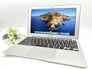 【良品 充放電数19回】Apple MacBook Air(11-inch Mid 2013) A1465 Core i5(4250U)/1.3GHz RAM:4GB/SSD:960GB 11.6インチ Catalina 動作品