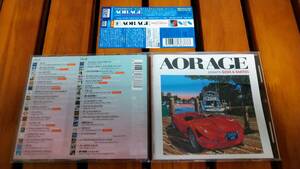 オムニバス AOR AGE Presents GEMS & RARITIES AIRPLAY AL JARREAU BAD ENGLISH BARRY MANILOW BOZ SCAGGS ERIC CARMEN PAGES TOTO