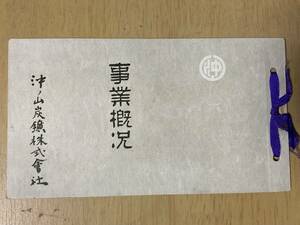 古い絵葉書★沖ノ山炭鉱(株)事業概況 8枚1組 切り離し無し