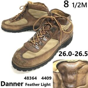 80s/Vintage★Danner/ダナー★48364/Feather Light/GORE-TEX/本革/フェザーライトブーツ【8.5M/26.0/茶】Leather/Boots/shoes◆pWB112-4