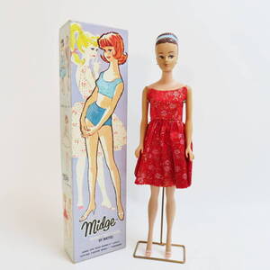 T12-s052 未使用？ 変色あり マテル ビンテージバービー ミッジ MATTEL Barbie Midge BARBIE