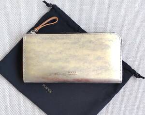 ★極美品★ PORTER FOIL LONG WALLET ポーター 長財布 シルバー 吉田カバン