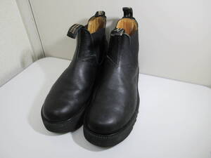 サイドゴアブーツ/レザー/革/TASMANIA AUSTRALIA/Blundstone/ブラック/24.5cm/5/中古品/