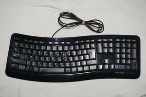 ★　MICROSOFT　マイクロソフト　★　Comfort Curve Keyboard 3000 for Business　人間工学デザイン　USBキーボード