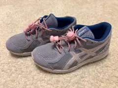 ASICS ターサーエッジ2 紫 ピンク ランニングシューズ 19cm