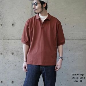 AUBERGE EMILE DARK ORANGE サイズ42 24SS comoli auralee HEUGN HERILL SUS-SOUS A.PRESSE L