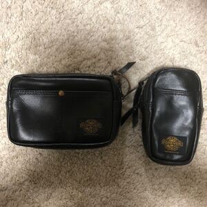 美品 ウエストライド westride HANDLE MASTER BAG 2個セット HORSEHIDE ツールバッグ レザー ハーレー