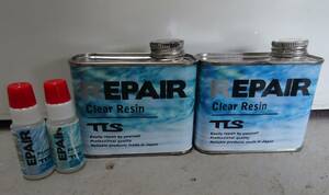 TOOLS ツールス REPAIR clear resin リペアクリア レジン サーフボード修理 2個 開封済み