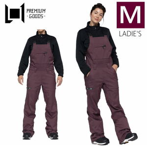 ● L1 LORETTA OVERALL BIB PNT HUCKLEBERRY Mサイズ レディース スノーボード スキー パンツ PANT ビブパンツ 23-24 日本正規品