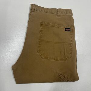 W36 薄茶 古着 DICKIES ディキーズ ダックパンツ チノパン PT20 PT38 PT50 874 873 