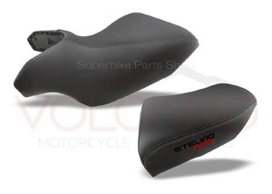 MOTO GUZZI STELVIO 1200 NTX 2011～2016年式用 VOLCANO イタリア高級本革使用 シートカバー SEAT COVER