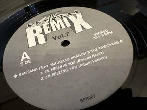 12”★SANTANA / I’M FEELING YOU / THE GAME OF LOVE (SPECIAL REMIX) / R&B！