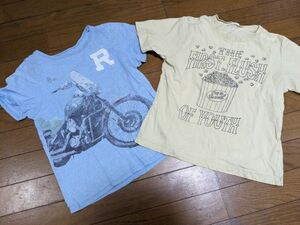 Tシャツ　水色＆黄色　2枚