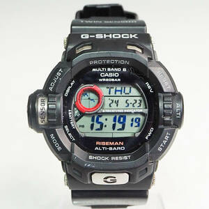 CASIO カシオ G-SHOCK Gショック RISEMAN ライズマン 腕時計 電波ソーラー GW-9200J デジタル マルチバンド6 K5428