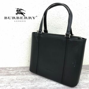 R1220-J-N◆BURBERRY バーバリー ハンドバッグ◆ブラック トートバッグ ノバチェック レディース ビジネス 通勤 仕事 デイリー 使いやすい