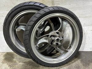 カワサキ バリオス250 ZR250A-0031** フロント リア ホイール 前後セット 【Gx2】A-358