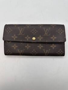 Y09073LOUIS VUITTON モノグラム ポルトモネ クレディ レディース 長財布 