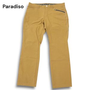 Paradiso パラディーゾ ゴルフ 秋冬 ストレッチ 裏微起毛★ スラックス パンツ Sz.92 メンズ 大きいサイズ　A4B05942_C#Q