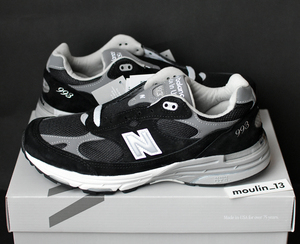 27cm New Balance MR993BK US9 国内公式当選品